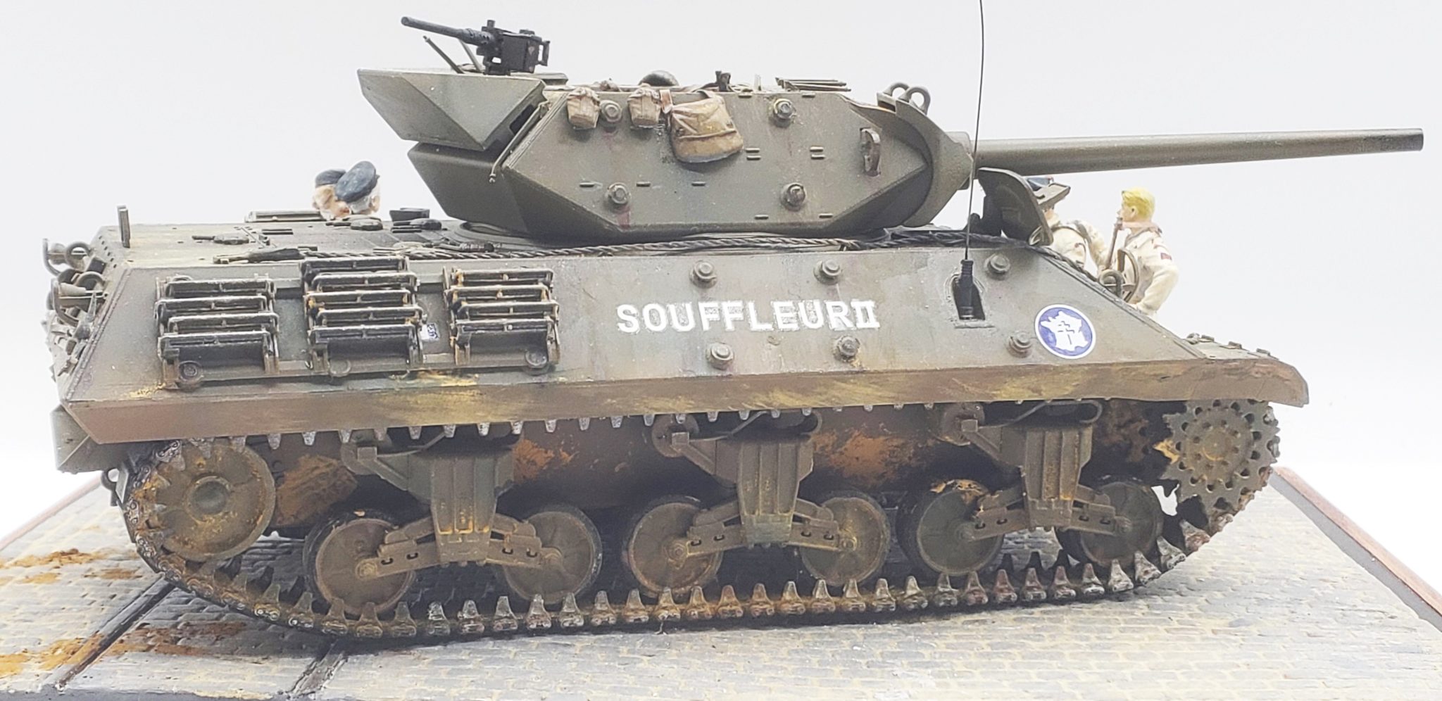 Solido 1/50, char TD M10 FLIBUSTIER, 2e division blindée